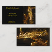 Saxaphoneの名刺 名刺 (正面/裏面)