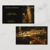 Saxaphoneの名刺 名刺 (正面/裏面)