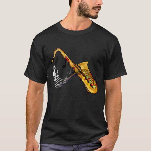 Saxaphone Tシャツ (正面)