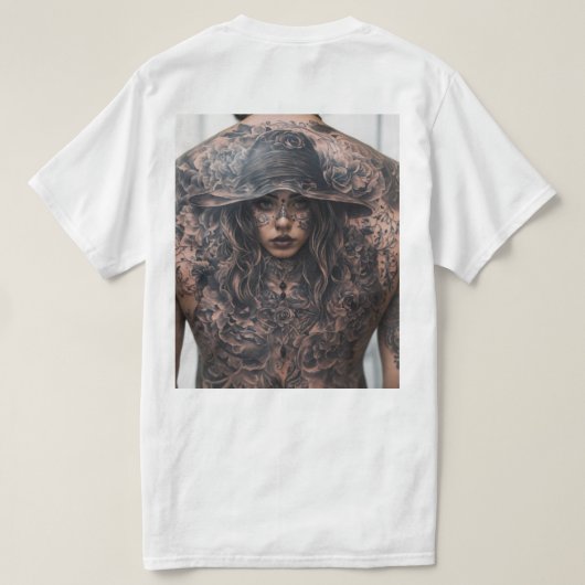 "Saxi Serenade:スタイルTシャツの溝" Tシャツ (デザイン裏面)