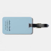 Saxmanのトーテムの村のヴィンテージ旅行ポスター ラゲッジタグ (裏面横)