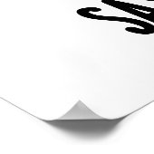 Saxo-phone おもしろい Puns ポスター (角)