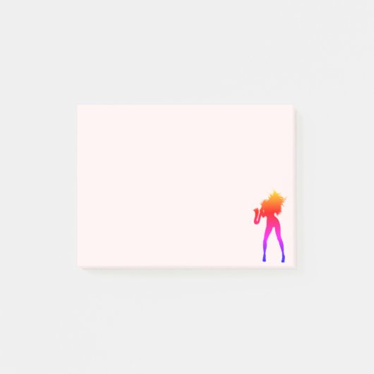 Saxo Woman Post it Notes ポストイット (正面)