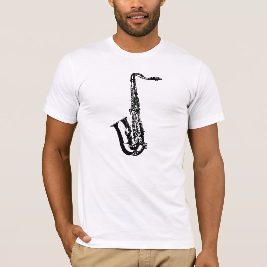 Saxofone Tシャツ (正面)