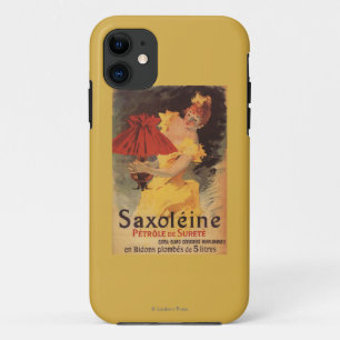 Saxoleineランプの油の赤のランプのかさ iPhone 11 ケース