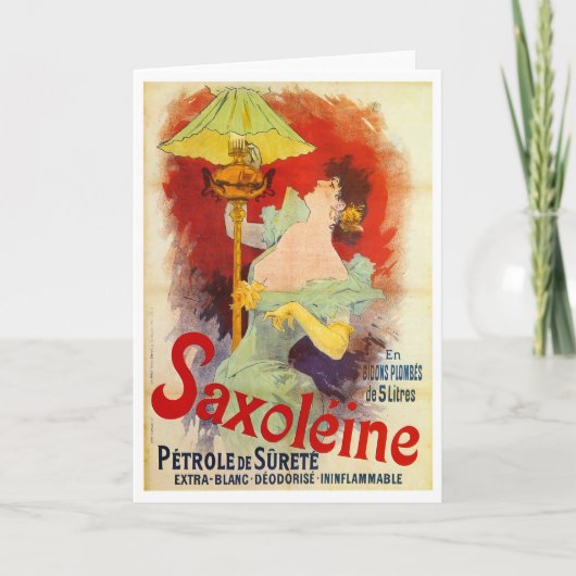 Saxoleine、ジュールChéret カード (正面)