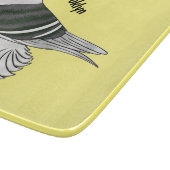 Saxon Shield pigeon bird cartoon illustration カッティングボード (角)