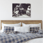 Saxon Sydney Turner、Clive Bell、Julian キャンバスプリント (インサイチュ (寝室))