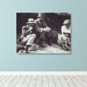 Saxon Sydney Turner、Clive Bell、Julian キャンバスプリント (インサイチュ (ウッドフロア))