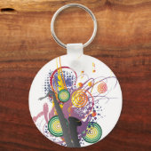 saxophon キーホルダー (正面)