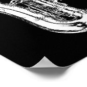 Saxophone ポスター (角)