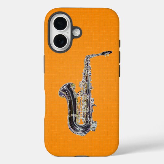 Saxophone Case-Mate iPhoneケース (裏面)