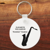 SAXOPHONE Class of 2027 Marching Band Keychain キーホルダー (裏面)