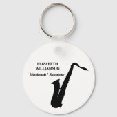 SAXOPHONE Class of 2027 Marching Band Keychain キーホルダー (裏面)