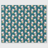 Saxophone Cow ラッピングペーパー (フラット)