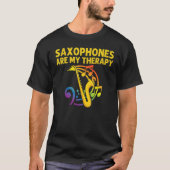 Saxophone For Men Women Reed Instrument Tシャツ (正面)