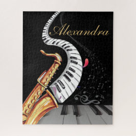 Saxophone Luxury Personalized Piano  ジグソーパズル