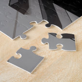 Saxophone Luxury Personalized Piano ジグソーパズル (側面)