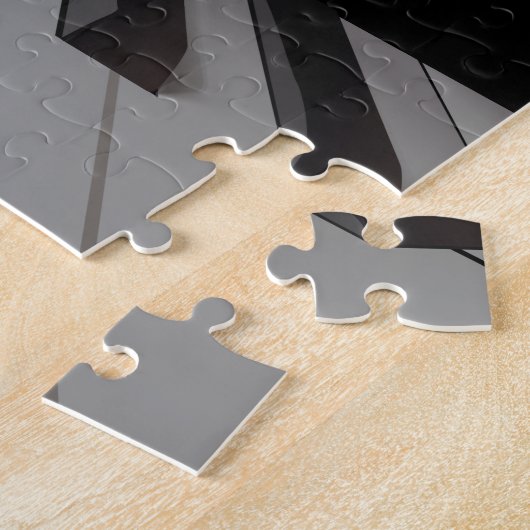 Saxophone Luxury Personalized Piano  ジグソーパズル (側面)