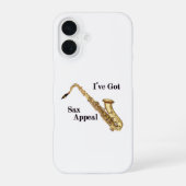 Saxophone Phone Case iPhone 16ケース (裏面)