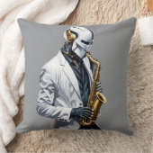 saxophone robot クッション (ブランケット)