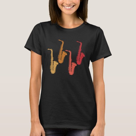 Saxophone Saxaphone Player Music Jazz Tenor  1 Tシャツ (正面)