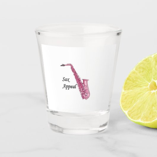 Saxophone Shot Glass ショットグラス (正面)