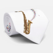 Saxophone Solo - Men's Custom Necktie ネクタイ (ロール)