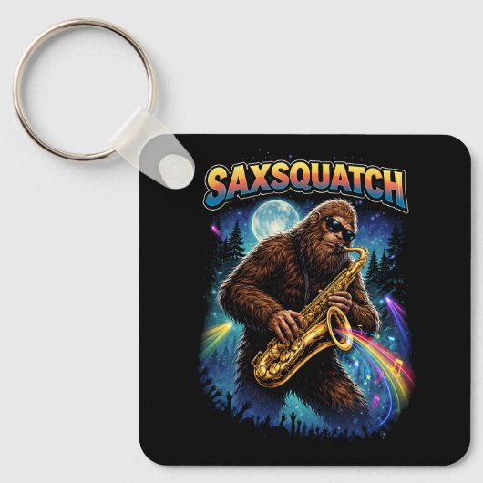 Saxsquatch キーホルダー (正面)
