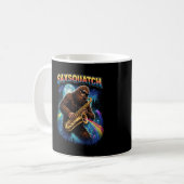 Saxsquatch コーヒーマグカップ (正面左)