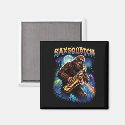 Saxsquatch マグネット (正面/裏面)