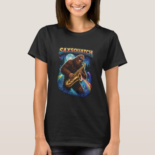 Saxsquatch Tシャツ (正面)