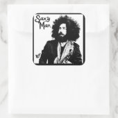 Saxy Man by Graffiti Artist Ms.Take スクエアシール (バッグ)