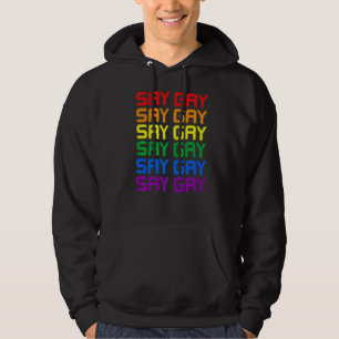 SayゲイLgbtプライドLgbtゲイレズビアントランスサポート パーカ