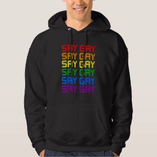 SayゲイLgbtプライドLgbtゲイレズビアントランスサポート パーカ