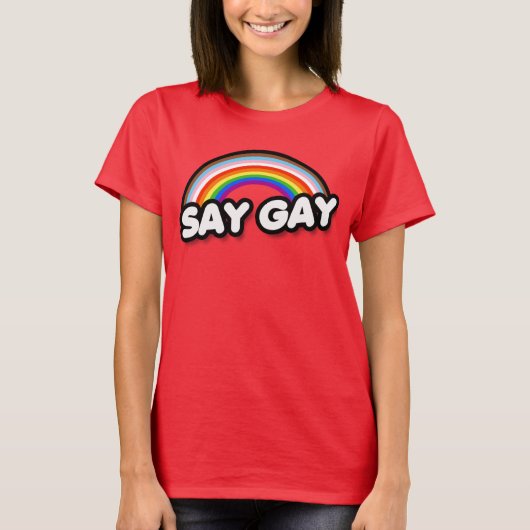 SAYゲイTシャツ Tシャツ (正面)