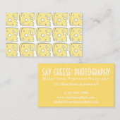 Sayチーズフォトグラファー写真撮影スイスチーズ 名刺 (正面/裏面)