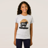 Say —モーかわいい牛のシルエット tシャツ (正面フル)
