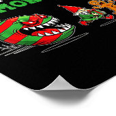 Say 67 One More Time Santa And Reindeer 6 7 Meme J ポスター (角)