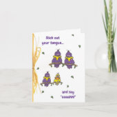 Say Aaah - Dufus Birds Get Well Card カード (正面)
