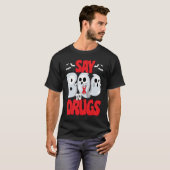 Say Boo To Drugs Red Ribbon Week Awareness Hallowe Tシャツ (正面フル)