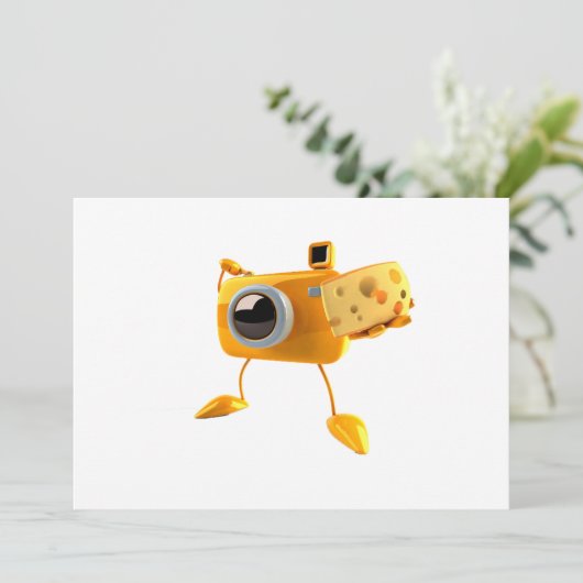 Say Cheese招待状 招待状 (スタンド正面)