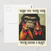 “Say Cheesy” Cheesy Chicken ポストカード (正面/裏面)