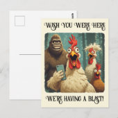 “Say Cheesy” Cheesy Chicken ポストカード (正面/裏面)