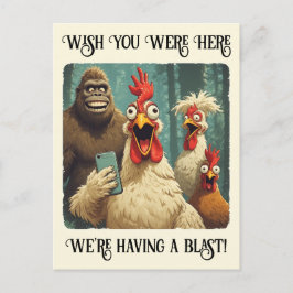 “Say Cheesy” Cheesy Chicken ポストカード