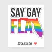 SAY GAY FLA シール (シート)
