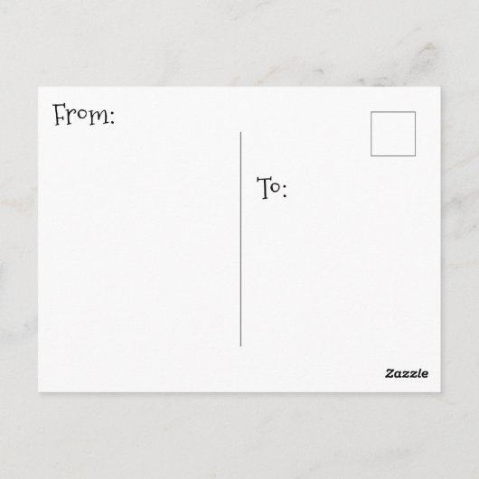 Say Hi with this cute Elephant Themed ポストカード (裏面)