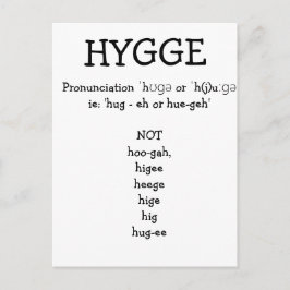 SAY HYGGEの発音おもしろいカスタム法 ポストカード