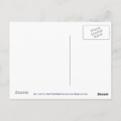 Say I Love You Pinkハート ポストカード (裏面)