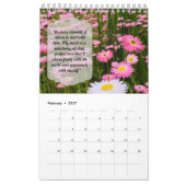 Say It Daily Affirmations in Bloom 12-months カレンダー (2月 2027)